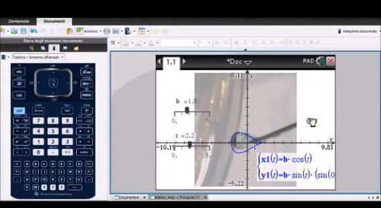 Matematica e fisica in una goccia d’acqua con la calcolatrice grafica TI-Nspire CX