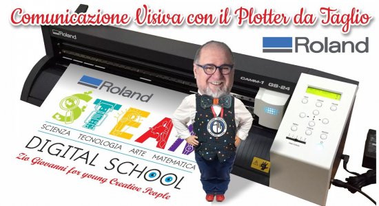 Roland STEAM: Comunicazione visiva con Plotter GS-24