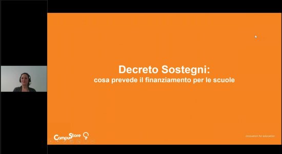 Decreto sostegni: finanziamento per le scuole